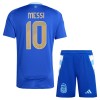 Virallinen pelipaita Argentiina Messi 10 Vieras 2024 Lyhythihainen - Lasten ( + Lyhyet housut ) Virallinen pelipaita Argentiina Messi 10 Vieras 2024 Lyhythihainen - Lasten ( + Lyhyet housut )
